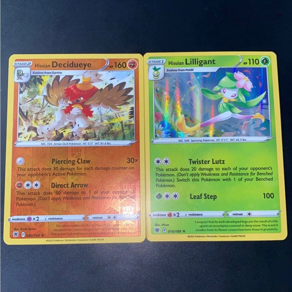 hisuian decidueye pokemon card Hisuian Decidueye 082/189 - Astral Radiance main image 0